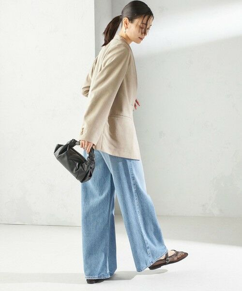 SHIPS / シップス セットアップ | 〈手洗い可能〉Asami 麻調合繊 カラー レス ジャケット 2 | 詳細5