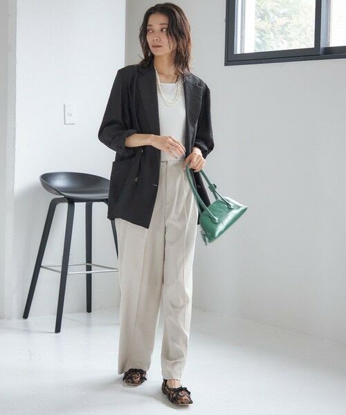 SHIPS / シップス テーラードジャケット | 〈手洗い可能〉シアー シルク混 ジャケット | 詳細12