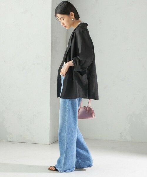 SHIPS / シップス テーラードジャケット | 〈手洗い可能〉シアー シルク混 ジャケット | 詳細3