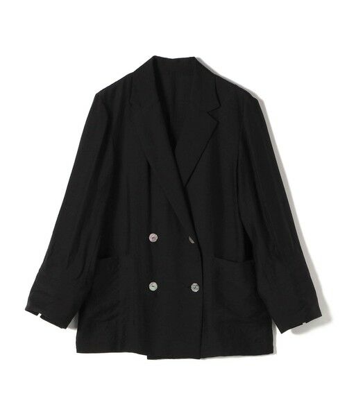 SHIPS / シップス テーラードジャケット | 〈手洗い可能〉シアー シルク混 ジャケット | 詳細18