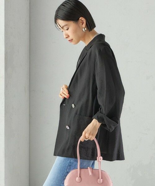 SHIPS / シップス テーラードジャケット | 〈手洗い可能〉シアー シルク混 ジャケット | 詳細6