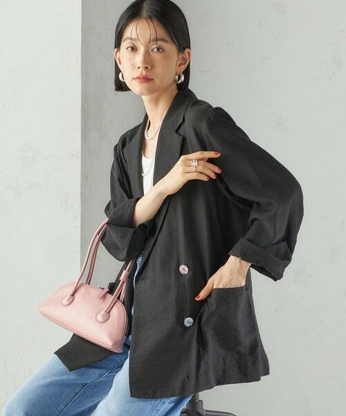 SHIPS / シップス テーラードジャケット | 〈手洗い可能〉シアー シルク混 ジャケット | 詳細9