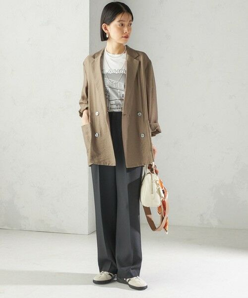 SHIPS / シップス テーラードジャケット | 〈手洗い可能〉シアー シルク混 ジャケット | 詳細20