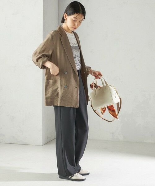 SHIPS / シップス テーラードジャケット | 〈手洗い可能〉シアー シルク混 ジャケット | 詳細22