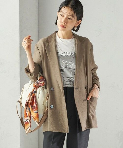 SHIPS / シップス テーラードジャケット | 〈手洗い可能〉シアー シルク混 ジャケット | 詳細24