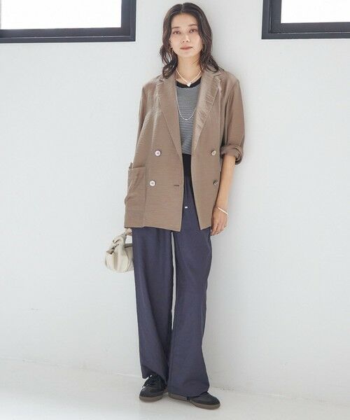 SHIPS / シップス テーラードジャケット | 〈手洗い可能〉シアー シルク混 ジャケット | 詳細27