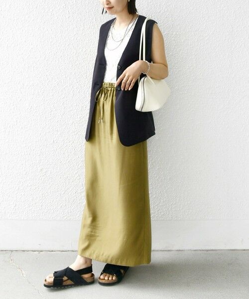 SHIPS / シップス ベスト | 〈防シワ加工〉チノ ウール ボタン ジレ | 詳細2