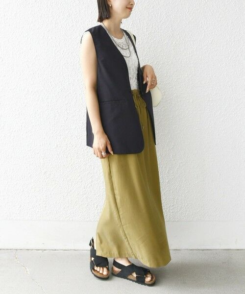 SHIPS / シップス ベスト | 〈防シワ加工〉チノ ウール ボタン ジレ | 詳細4