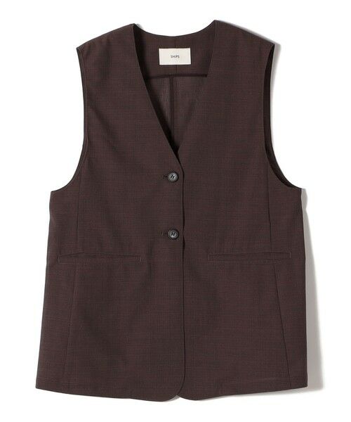 SHIPS / シップス ベスト | 〈防シワ加工〉チノ ウール ボタン ジレ | 詳細22