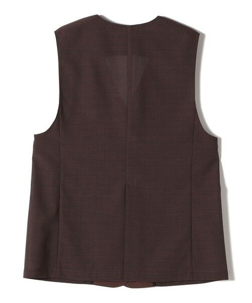 SHIPS / シップス ベスト | 〈防シワ加工〉チノ ウール ボタン ジレ | 詳細23