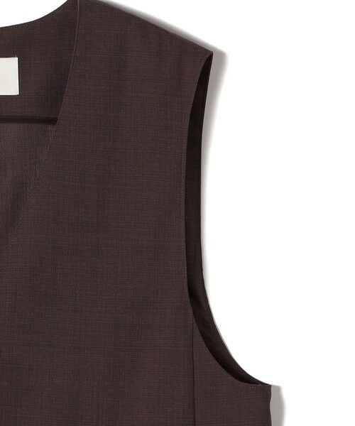 SHIPS / シップス ベスト | 〈防シワ加工〉チノ ウール ボタン ジレ | 詳細27