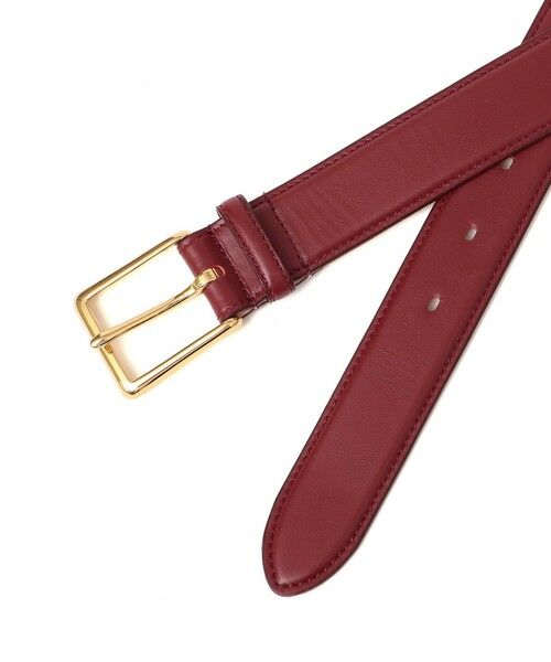SHIPS / シップス ベルト・サスペンダー | 《追加予約》イタリアン レザー ゴールド バックル ベルト | 詳細11