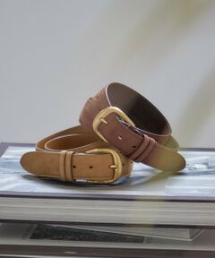 未使用⭐︎アルディー ノアール　レザーベルト ベルト レディース PUレザー[品番：NNNA0002379]｜ninon（ニノン