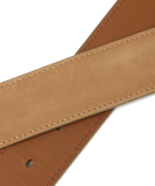 SHIPS / シップス ベルト・サスペンダー | ヌバック レザー ボリューム バックル ベルト | 詳細10