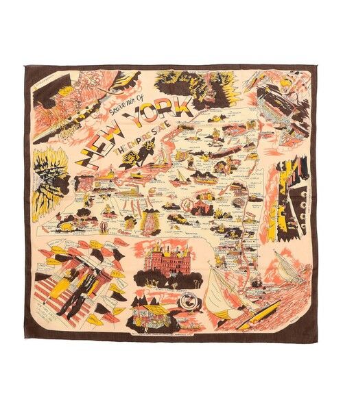 SHIPS / シップス マフラー・ショール・スヌード・ストール | BINDU: スカーフ 100×100 25AW | 詳細3