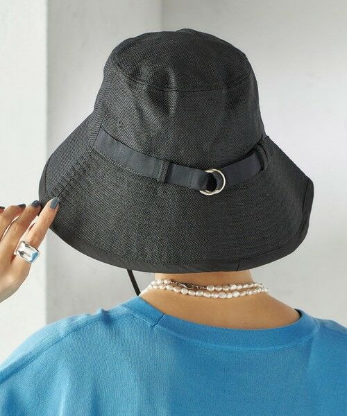 SHIPS / シップス サンバイザー | Rmeria:〈UVカット / 手洗い可能〉ペーパーライク パイピング ハット 2 | 詳細3