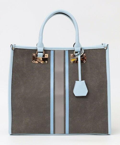 SHIPS / シップス トートバッグ | quaranciel: 2way パイピング ライン スクエア トート バッグ | 詳細6