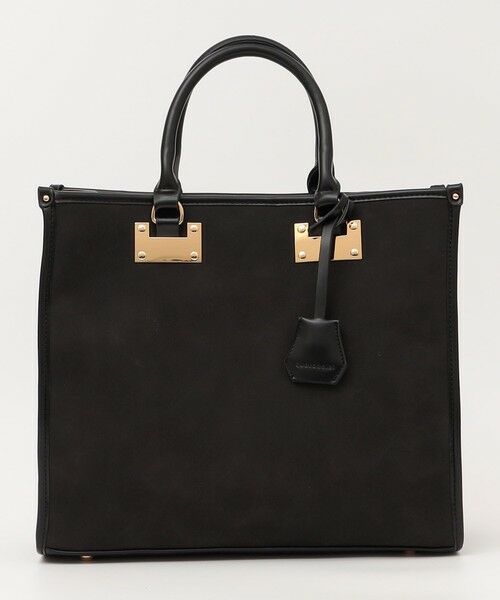 SHIPS / シップス トートバッグ | quaranciel: 2way パイピング ライン スクエア トート バッグ | 詳細15