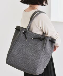 SHIPS / シップス トートバッグ | quaranciel: パンチング ロープ デザイン トート バッグ（A4対応）