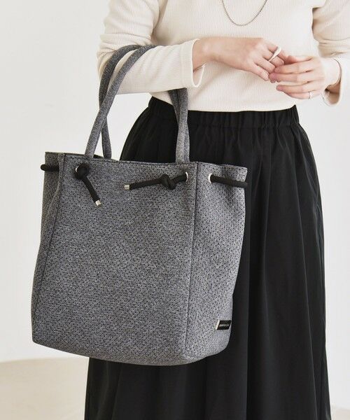 SHIPS / シップス トートバッグ | quaranciel: パンチング ロープ デザイン トート バッグ（A4対応） | 詳細1