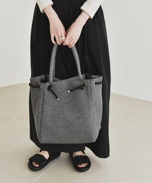 SHIPS / シップス トートバッグ | quaranciel: パンチング ロープ デザイン トート バッグ（A4対応） | 詳細11