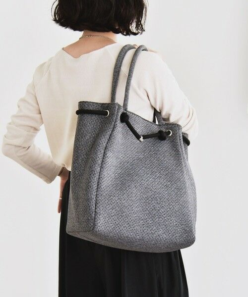 SHIPS / シップス トートバッグ | quaranciel: パンチング ロープ デザイン トート バッグ（A4対応） | 詳細7