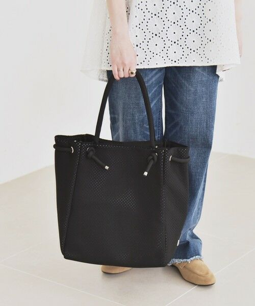 SHIPS / シップス トートバッグ | quaranciel: パンチング ロープ デザイン トート バッグ（A4対応） | 詳細22