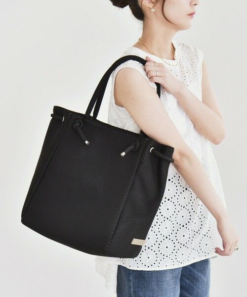 SHIPS / シップス トートバッグ | quaranciel: パンチング ロープ デザイン トート バッグ（A4対応） | 詳細23