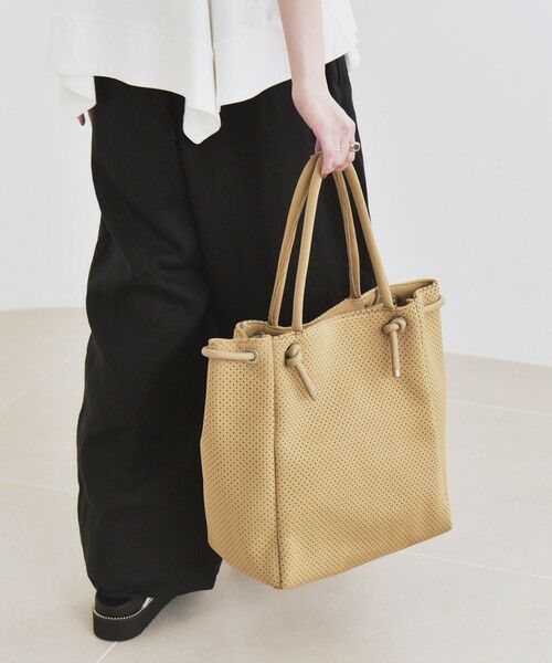 SHIPS / シップス トートバッグ | quaranciel: パンチング ロープ デザイン トート バッグ（A4対応） | 詳細27