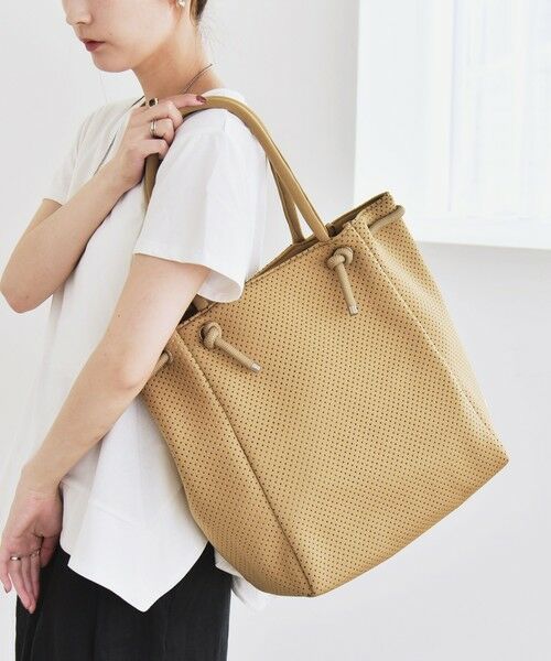 SHIPS / シップス トートバッグ | quaranciel: パンチング ロープ デザイン トート バッグ（A4対応） | 詳細29