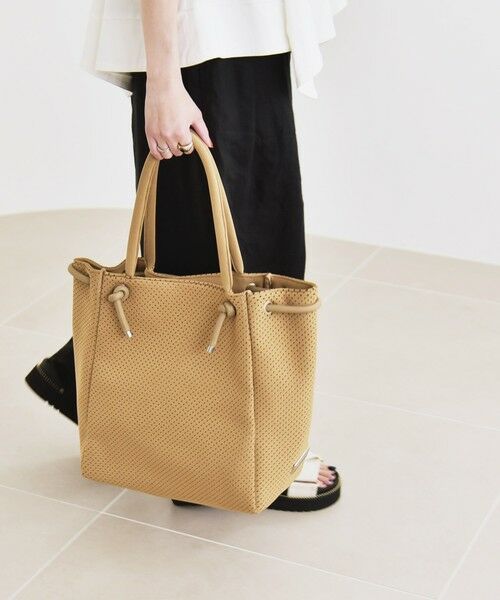 SHIPS / シップス トートバッグ | quaranciel: パンチング ロープ デザイン トート バッグ（A4対応） | 詳細30