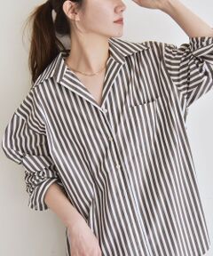 SHIPS / シップス シャツ・ブラウス | quaranciel:〈洗濯機可能〉REPREVE オープン カラー シャツ