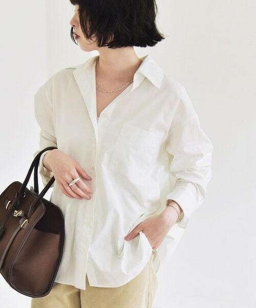 SHIPS / シップス シャツ・ブラウス | quaranciel:〈洗濯機可能〉REPREVE オープン カラー シャツ | 詳細6