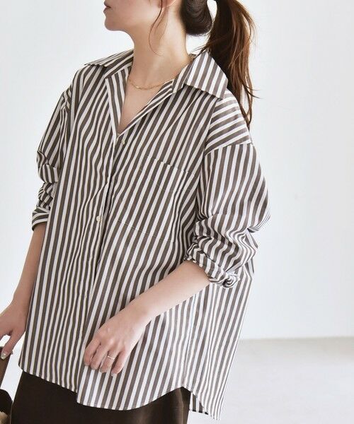 SHIPS / シップス シャツ・ブラウス | quaranciel:〈洗濯機可能〉REPREVE オープン カラー シャツ | 詳細12