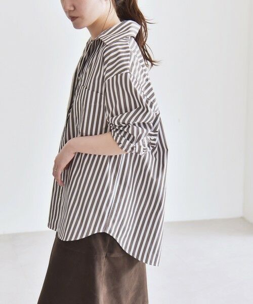 SHIPS / シップス シャツ・ブラウス | quaranciel:〈洗濯機可能〉REPREVE オープン カラー シャツ | 詳細14