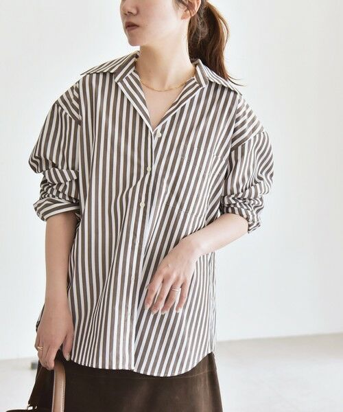 SHIPS / シップス シャツ・ブラウス | quaranciel:〈洗濯機可能〉REPREVE オープン カラー シャツ | 詳細17