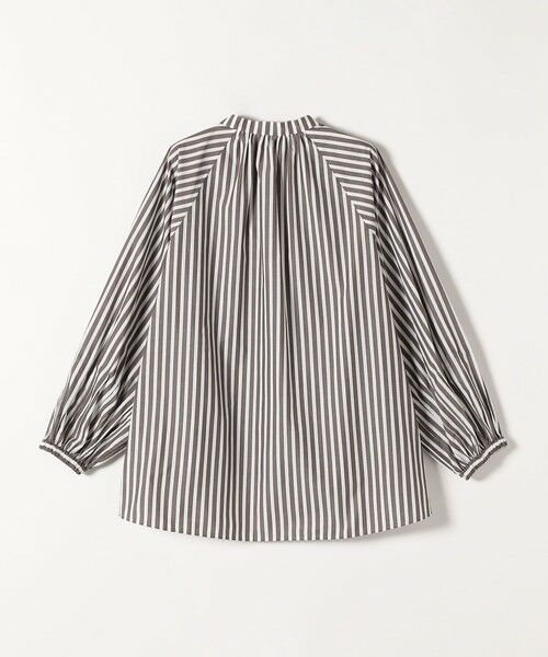 SHIPS / シップス シャツ・ブラウス | quaranciel:〈洗濯機可能〉REPREVE バンドカラー ギャザー パフ シャツ ブラウス | 詳細25