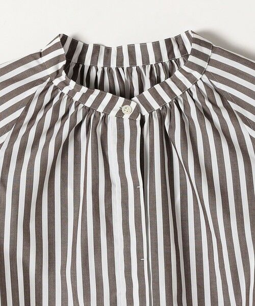 SHIPS / シップス シャツ・ブラウス | quaranciel:〈洗濯機可能〉REPREVE バンドカラー ギャザー パフ シャツ ブラウス | 詳細26