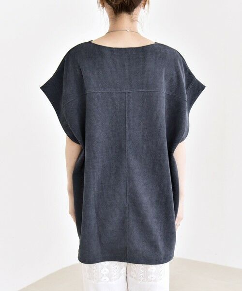 SHIPS / シップス カットソー | quaranciel:〈洗濯機可能〉ポリエステル ベロア ドロスト ルーズ プルオーバー | 詳細28