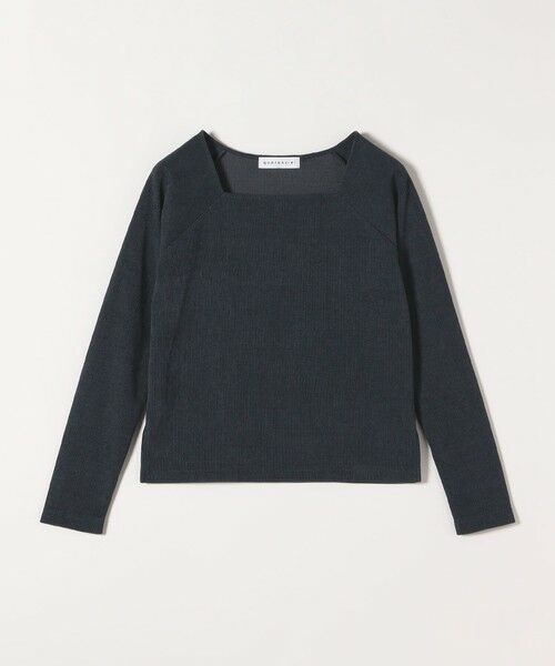 SHIPS / シップス カットソー（半袖以外） | quaranciel:〈洗濯機可能〉ポリエステル ベロア スクエア ネック プルオーバー | 詳細12