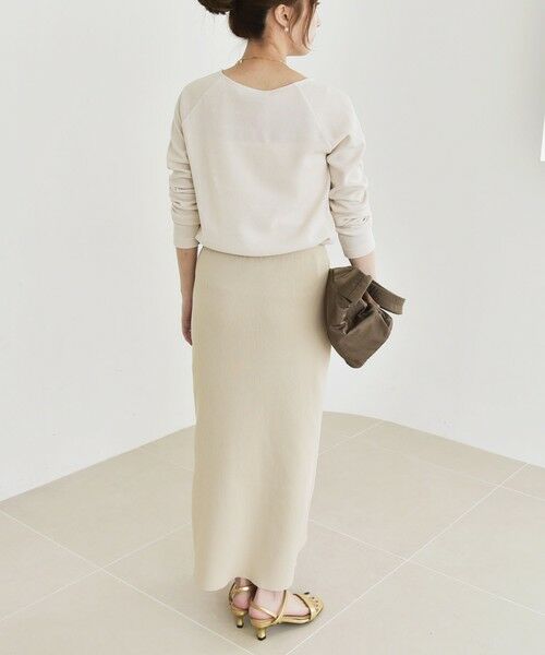 SHIPS / シップス カットソー（半袖以外） | quaranciel:〈洗濯機可能〉ポリエステル ベロア スクエア ネック プルオーバー | 詳細15