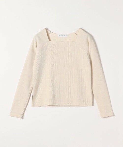 SHIPS / シップス カットソー（半袖以外） | quaranciel:〈洗濯機可能〉ポリエステル ベロア スクエア ネック プルオーバー | 詳細22