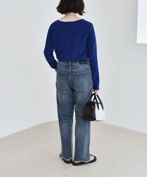 SHIPS / シップス カットソー（半袖以外） | quaranciel:〈洗濯機可能〉ポリエステル ベロア スクエア ネック プルオーバー | 詳細25