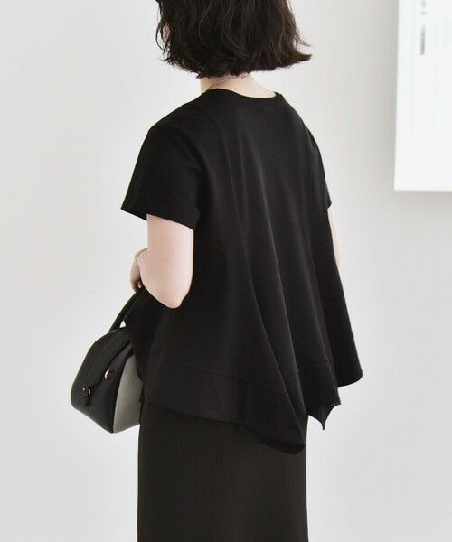 SHIPS / シップス Tシャツ | quaranciel:〈手洗い可能〉ハンカチーフヘム フレア クルーネック TEE | 詳細17