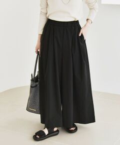 SHIPS / シップス その他パンツ | quaranciel:〈洗濯機可能〉タイプライター ギャザー ワイド キュロット パンツ