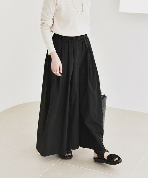 SHIPS / シップス その他パンツ | quaranciel:〈洗濯機可能〉タイプライター ギャザー ワイド キュロット パンツ | 詳細11