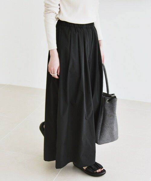 SHIPS / シップス その他パンツ | quaranciel:〈洗濯機可能〉タイプライター ギャザー ワイド キュロット パンツ | 詳細3