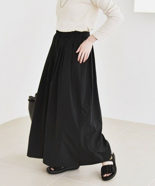 SHIPS / シップス その他パンツ | quaranciel:〈洗濯機可能〉タイプライター ギャザー ワイド キュロット パンツ | 詳細5