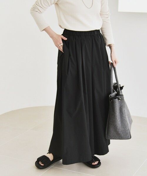 SHIPS / シップス その他パンツ | quaranciel:〈洗濯機可能〉タイプライター ギャザー ワイド キュロット パンツ | 詳細7