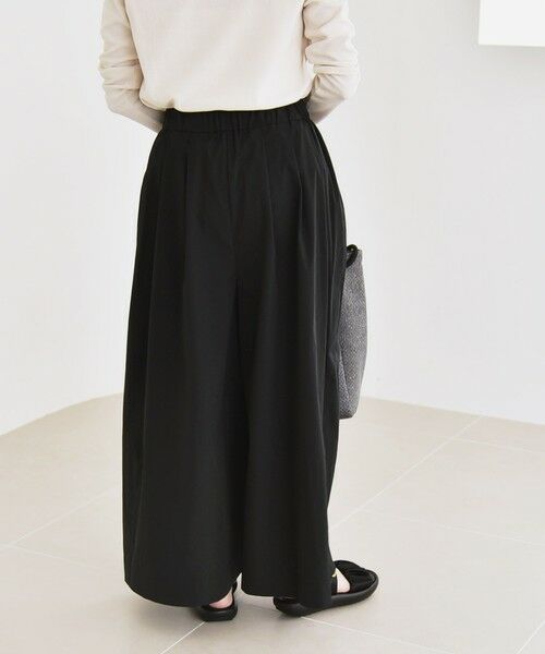 SHIPS / シップス その他パンツ | quaranciel:〈洗濯機可能〉タイプライター ギャザー ワイド キュロット パンツ | 詳細8